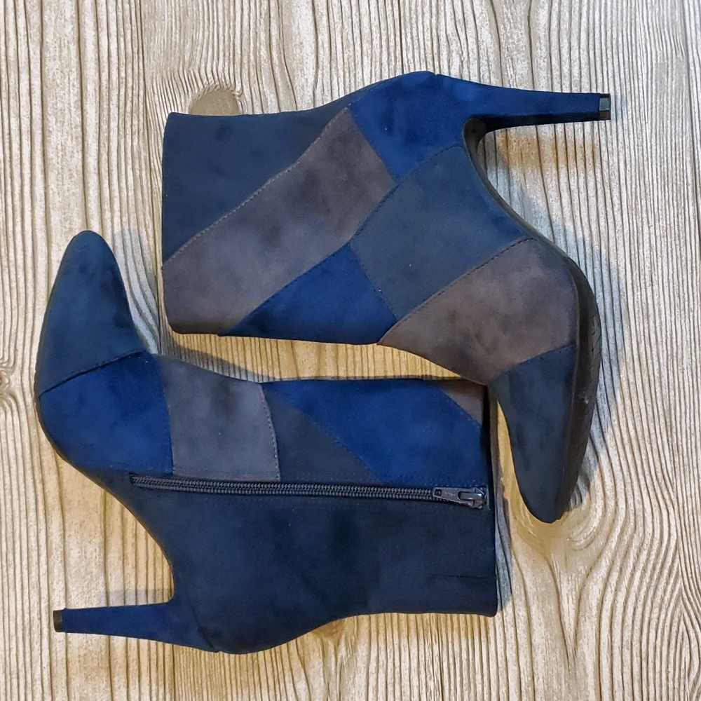 Blue Suede Heels